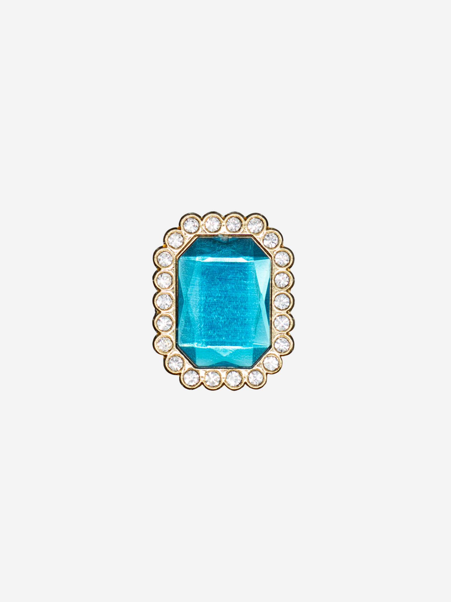 Glimmerstein blå | Tote bag charm