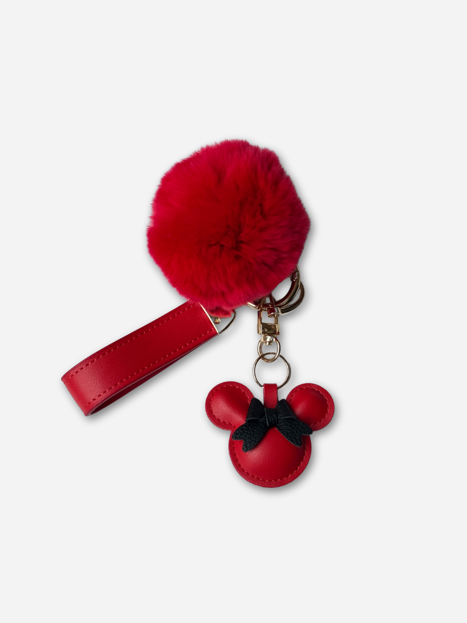 Fluffy Mouse Rød