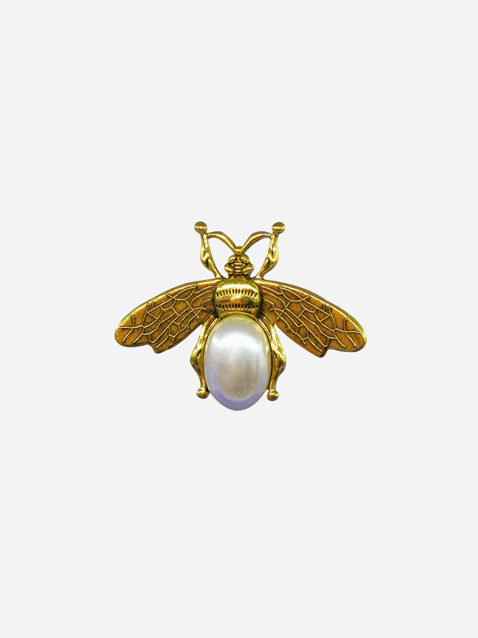 Dronningbie hvit | Tote bag charm