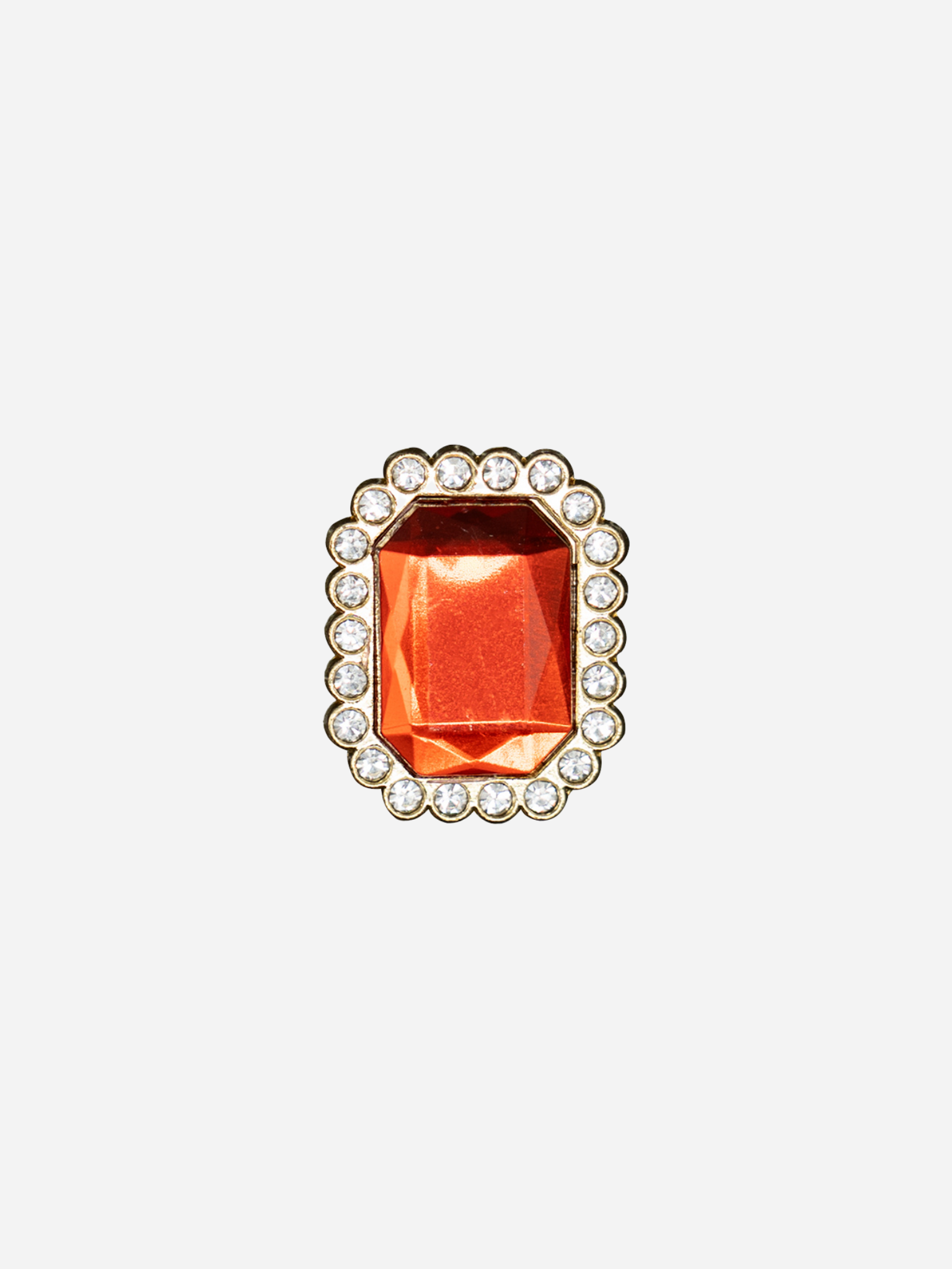 Glimmerstein oransje | Tote bag charm