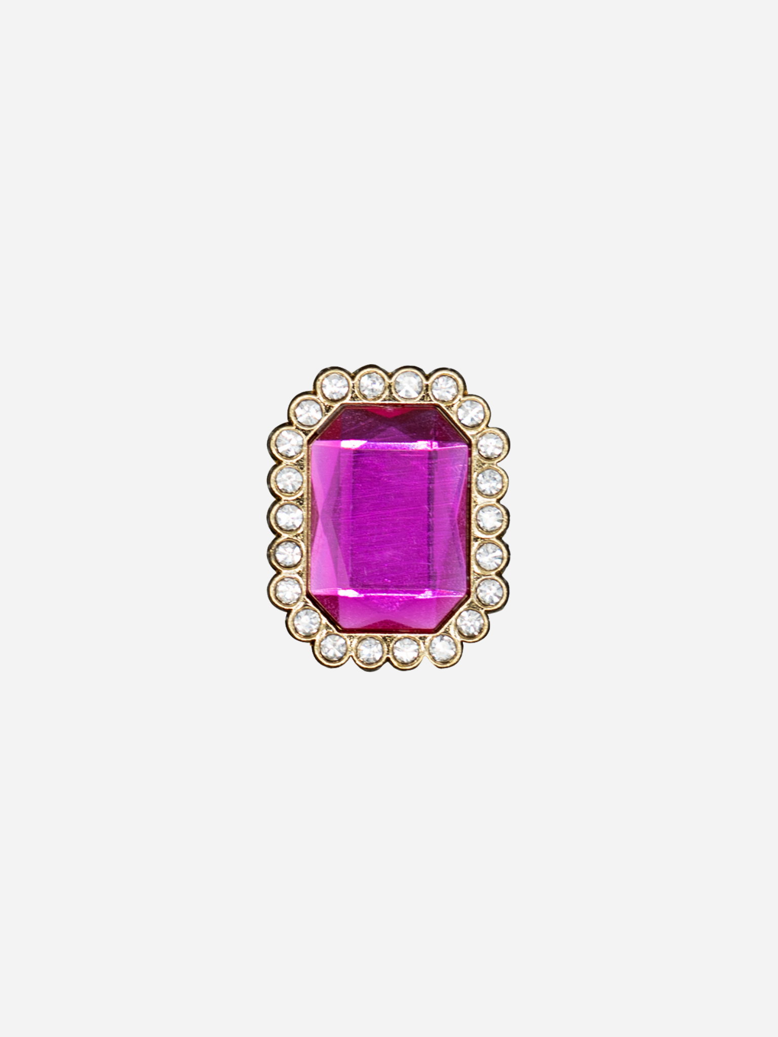 Glimmerstein lilla | Tote bag charm