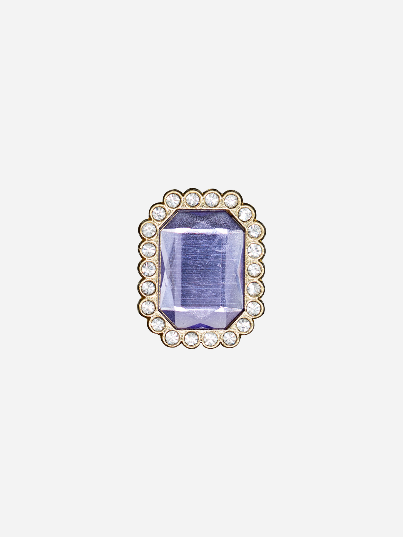 Glimmerstein lyseblå | Tote bag charm