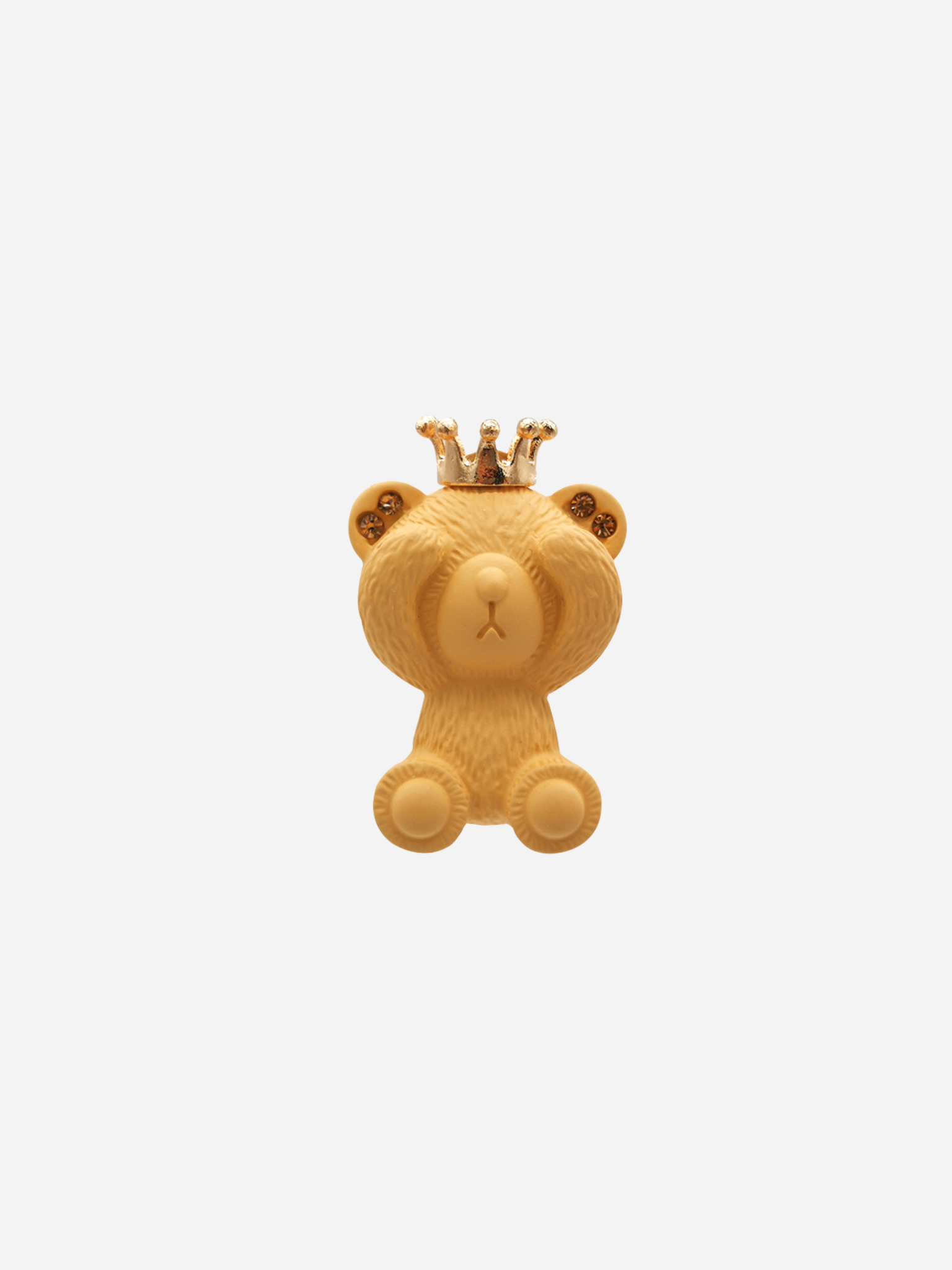 Bamse med krone | Tote bag charm