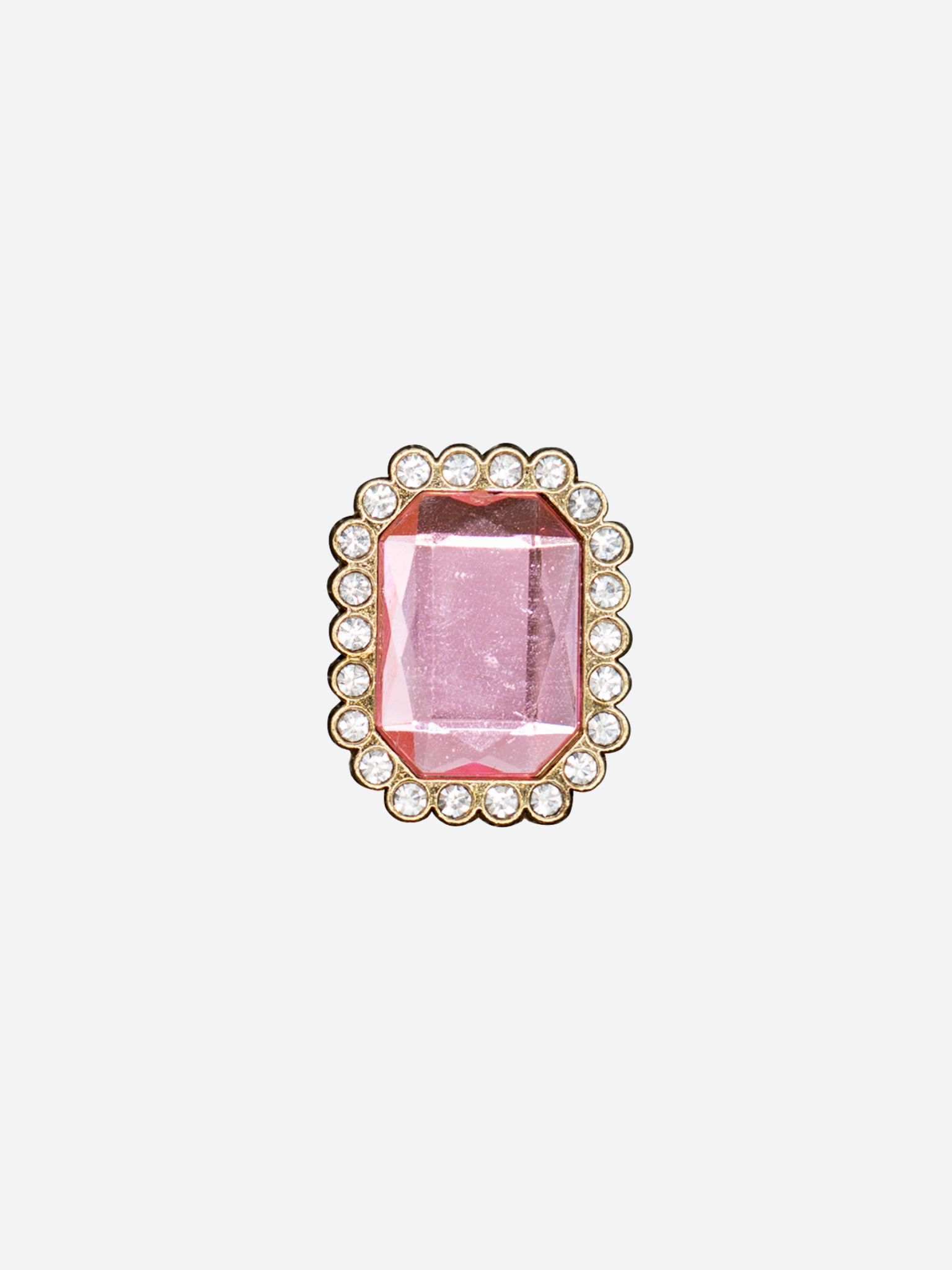 Glimmerstein rosa | Tote bag charm