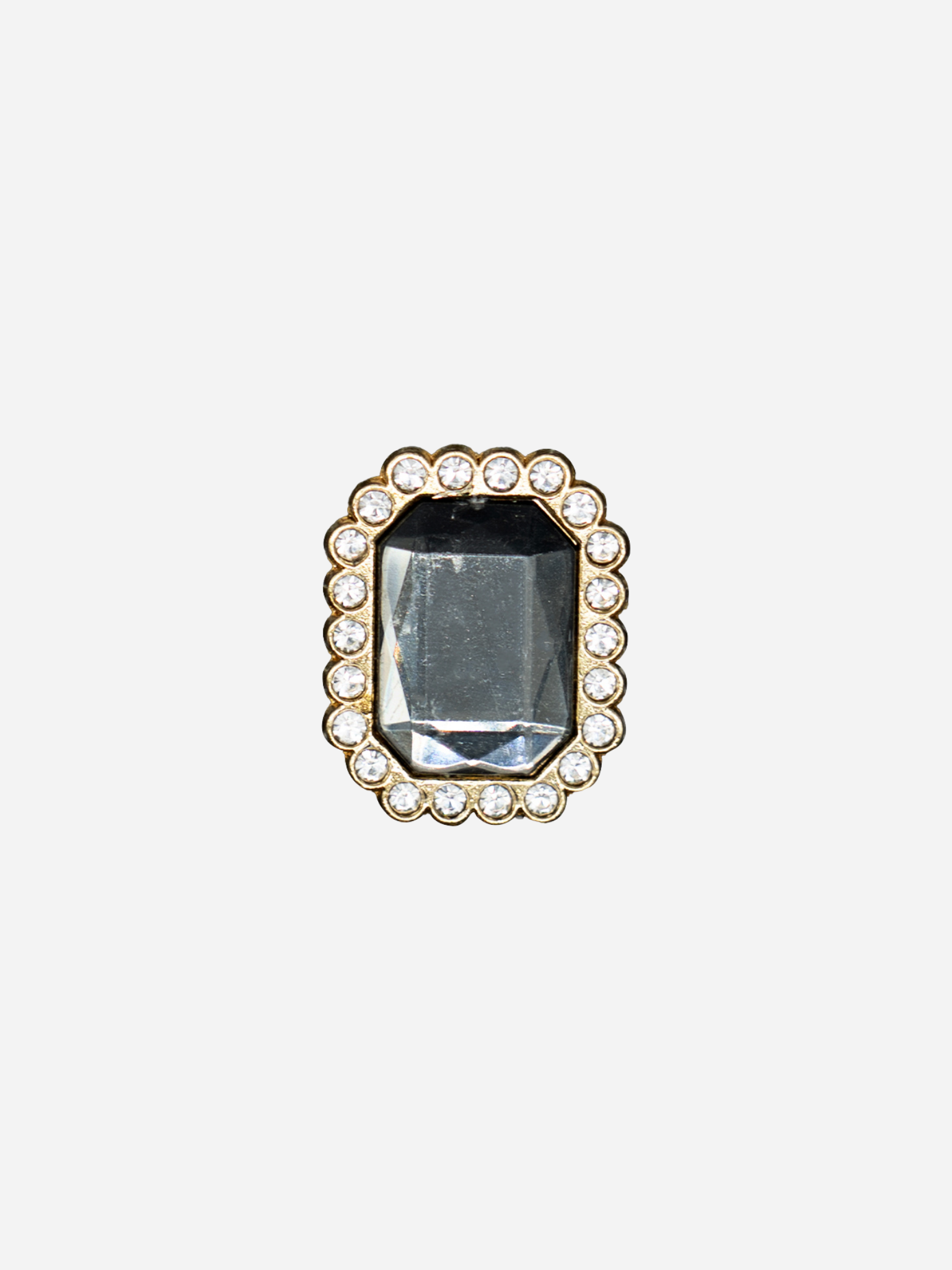 Glimmerstein grå | Tote bag charm