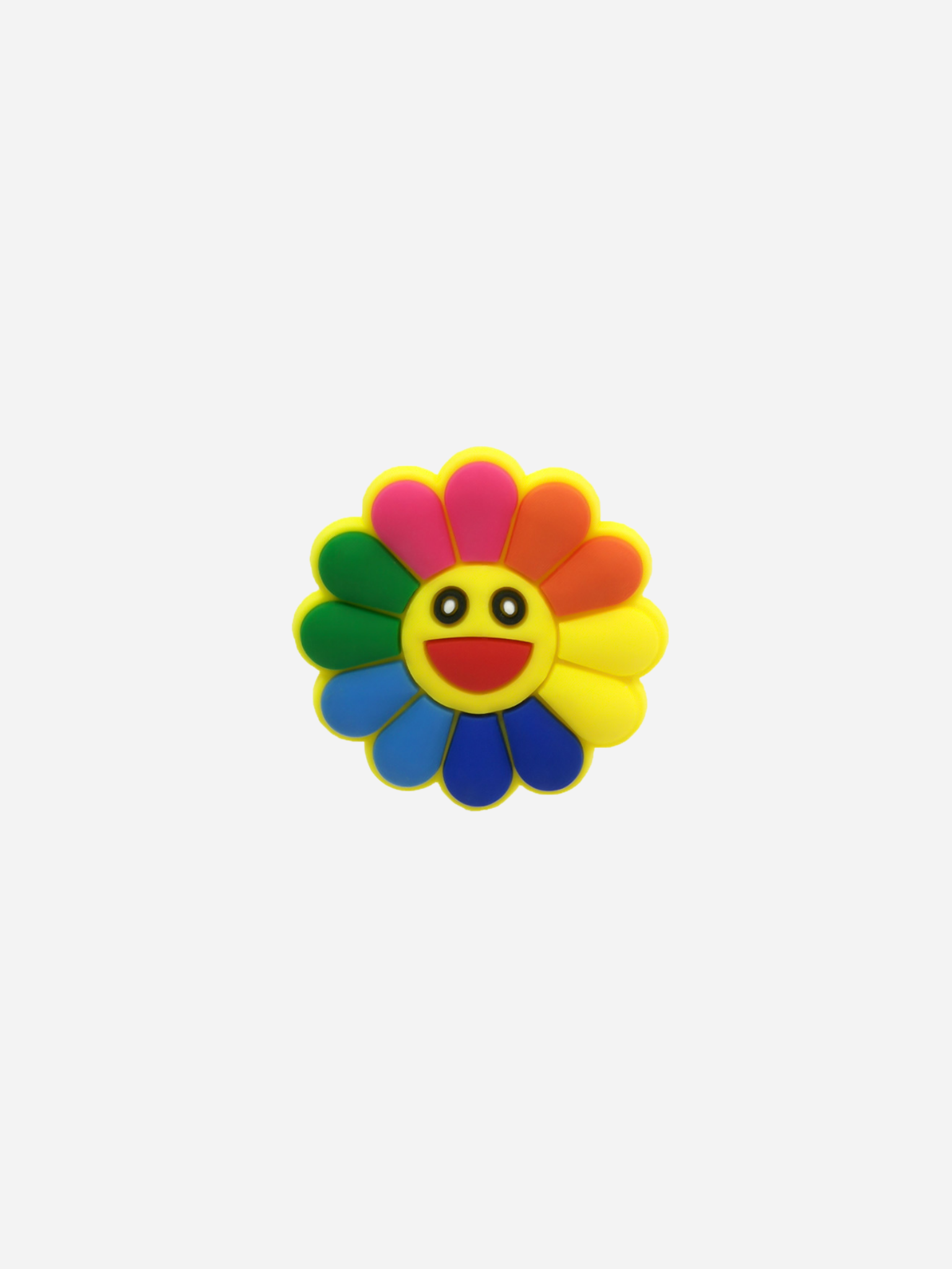 Regnbue smiley | Tote bag charm