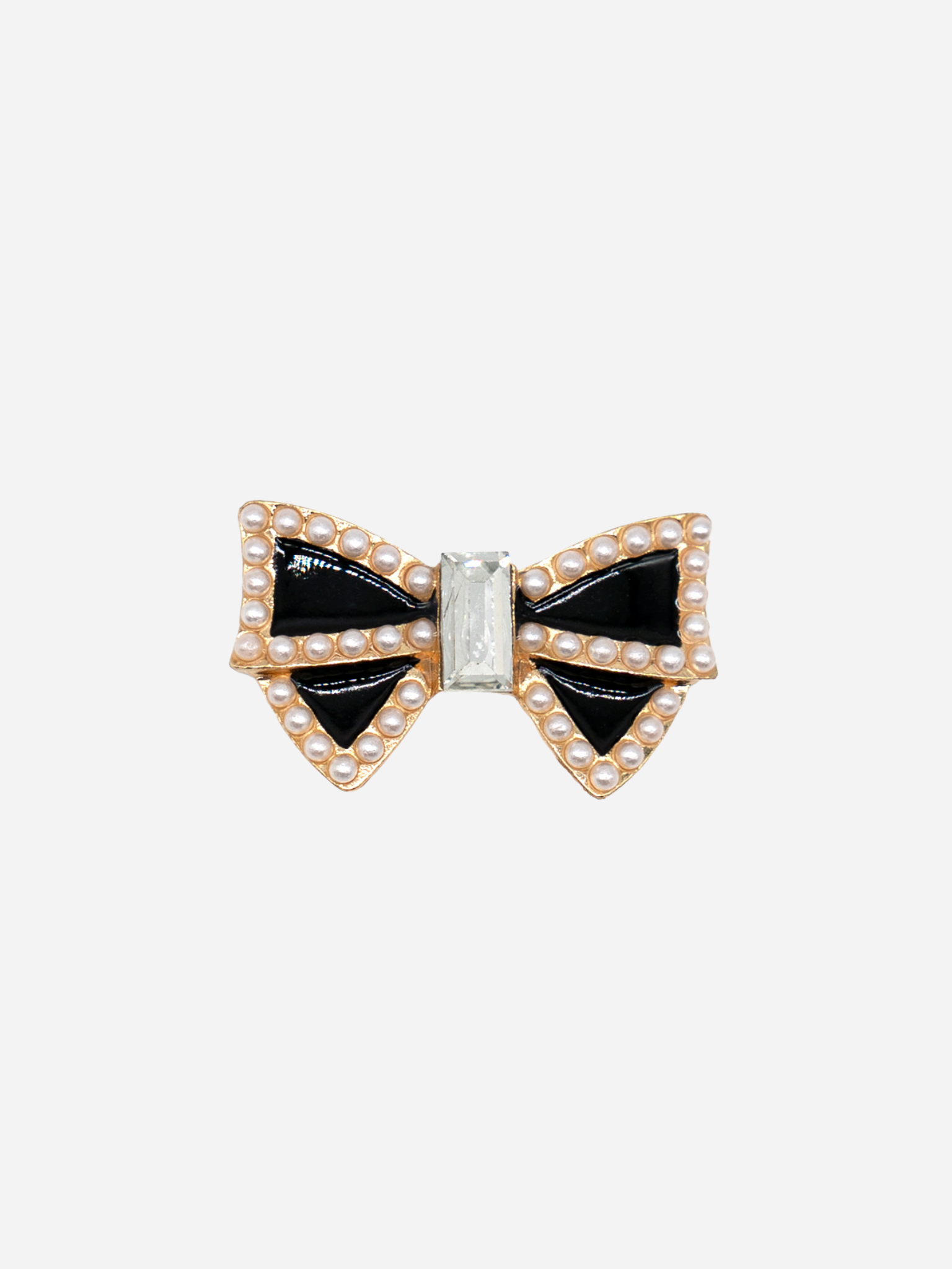 Sort sløyfe | Tote bag charm